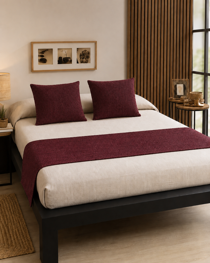 Set de cama Liso, detalle de textura