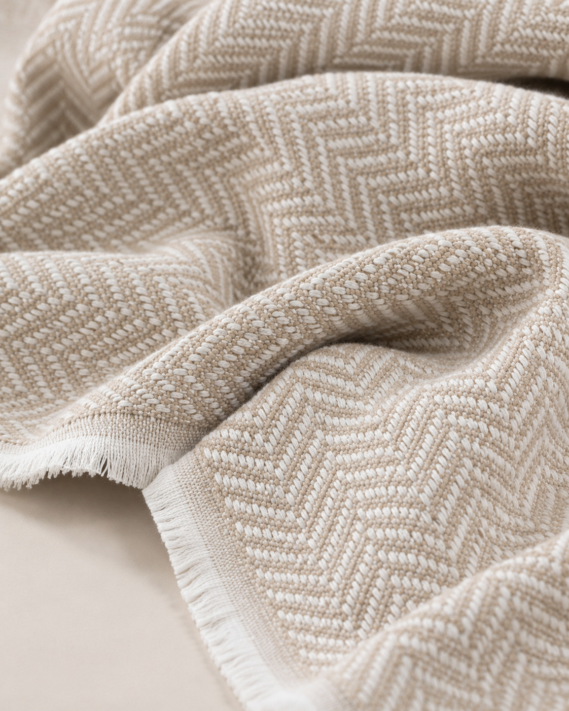 Manta Zig-Zag, detalle del estampado