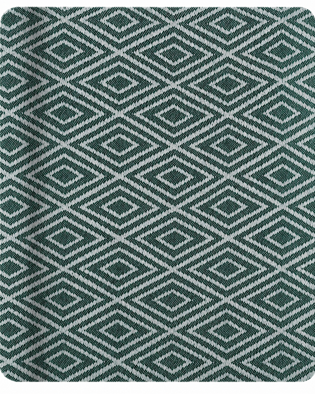 Colcha multiusos Rombos en color Verde