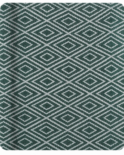 Colcha multiusos Rombos en color Verde